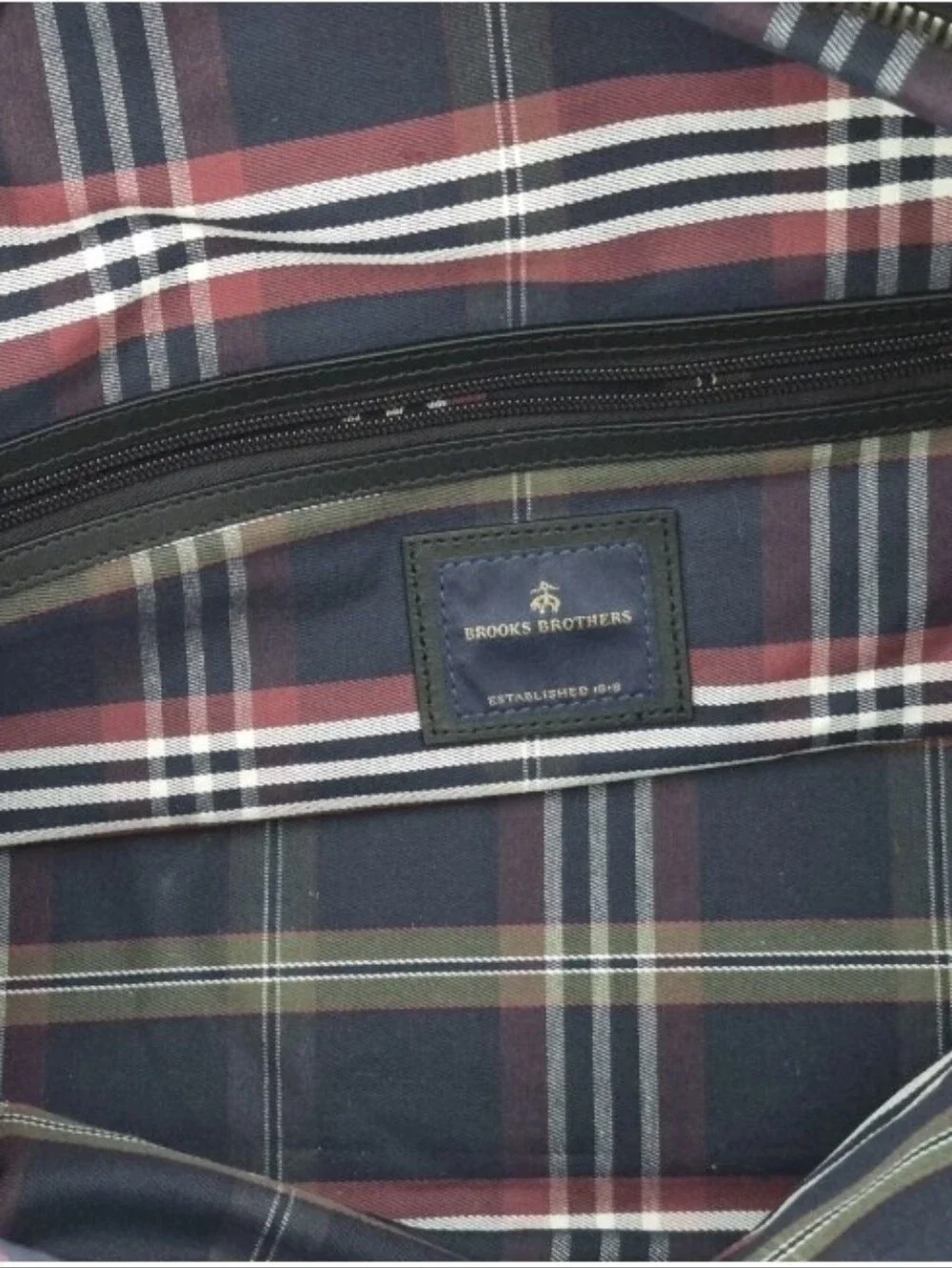 Brooks Brothers Canvas Duffel Bag ( Customized ).